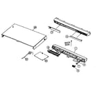 JVC XV-N410B cabinet parts diagram