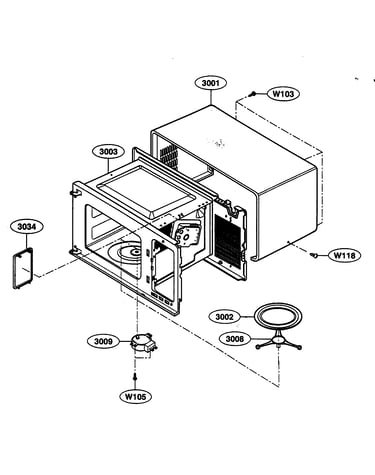 Oven cavity parts