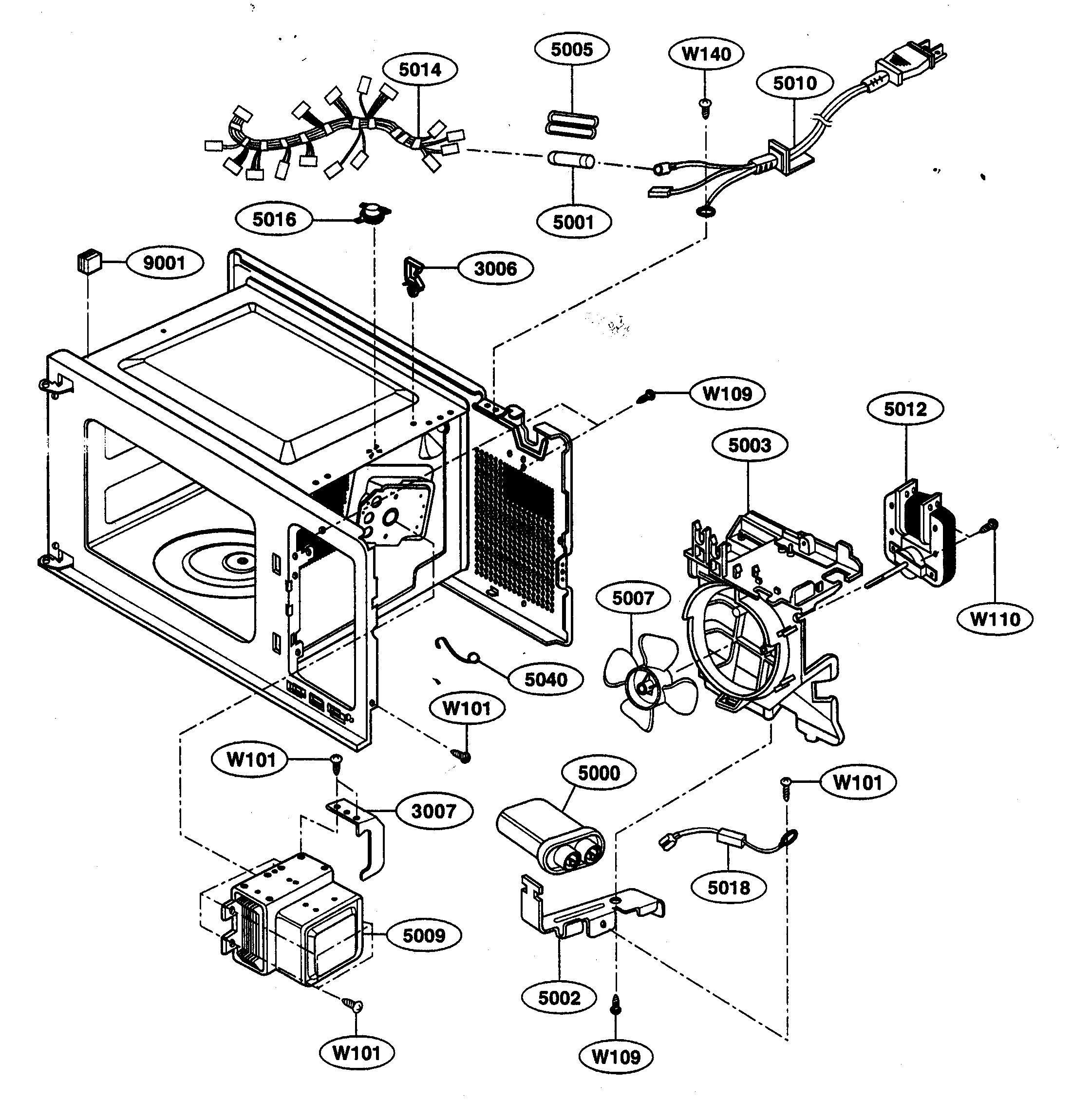 OVEN INTERIOR PARTS