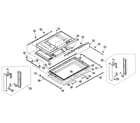 Sony KDL-42XBR950 cabinet parts 1 diagram