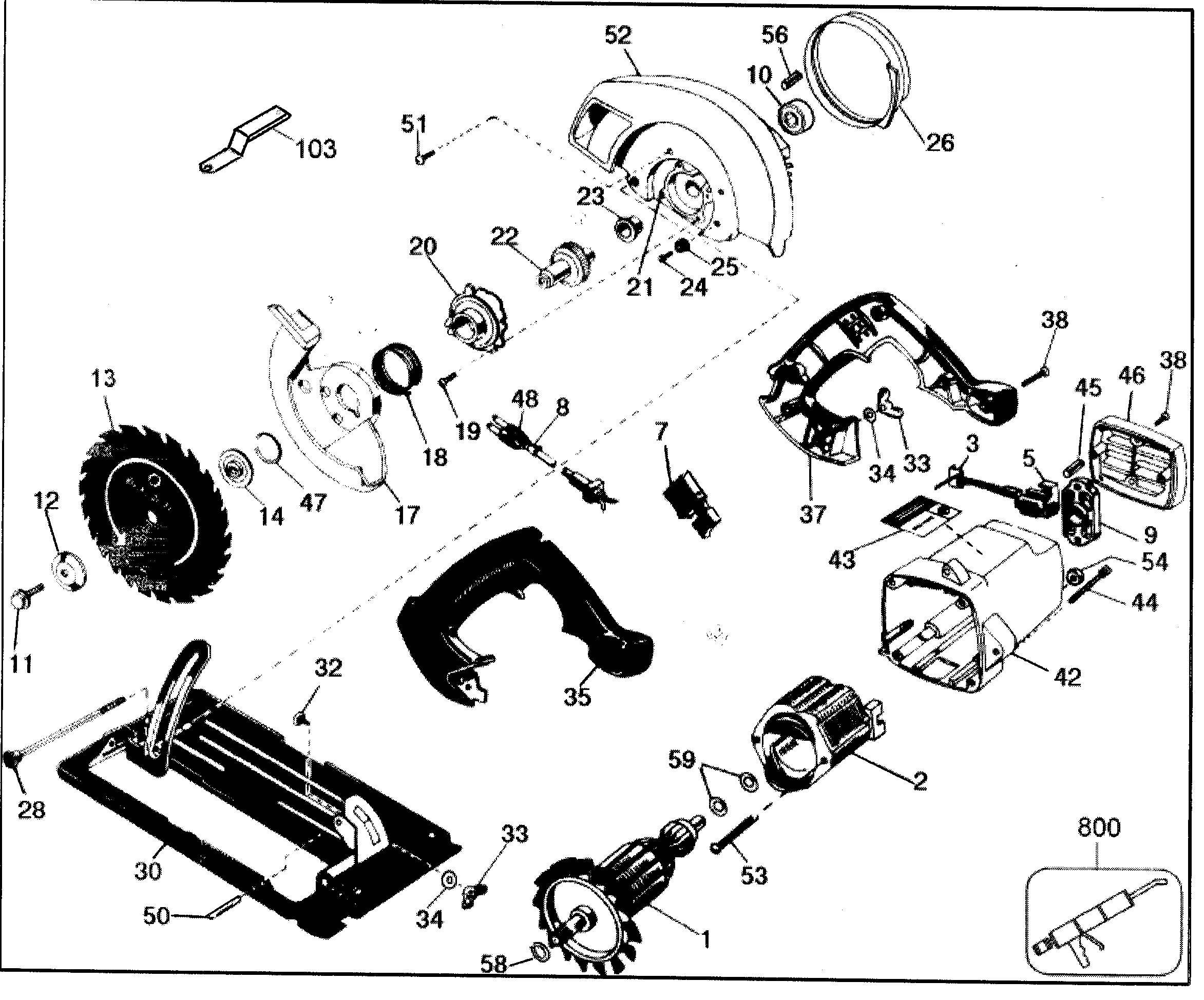Saw assy