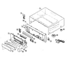 JVC RX-7042S cabinet parts diagram