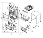 Sony MHC-GX9000 cabinet parts diagram