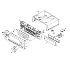 Pioneer VSX-D912-K cabinet parts diagram