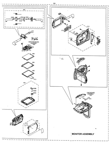 Monitor assy