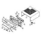 Denon AVR-985 cabinet parts diagram