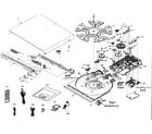 Panasonic SA-HT920P cabinet parts diagram