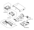 Samsung DVD-VR300 cabinet parts diagram
