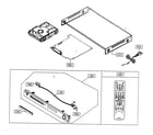 Samsung DVD-HD841 cabinet parts diagram