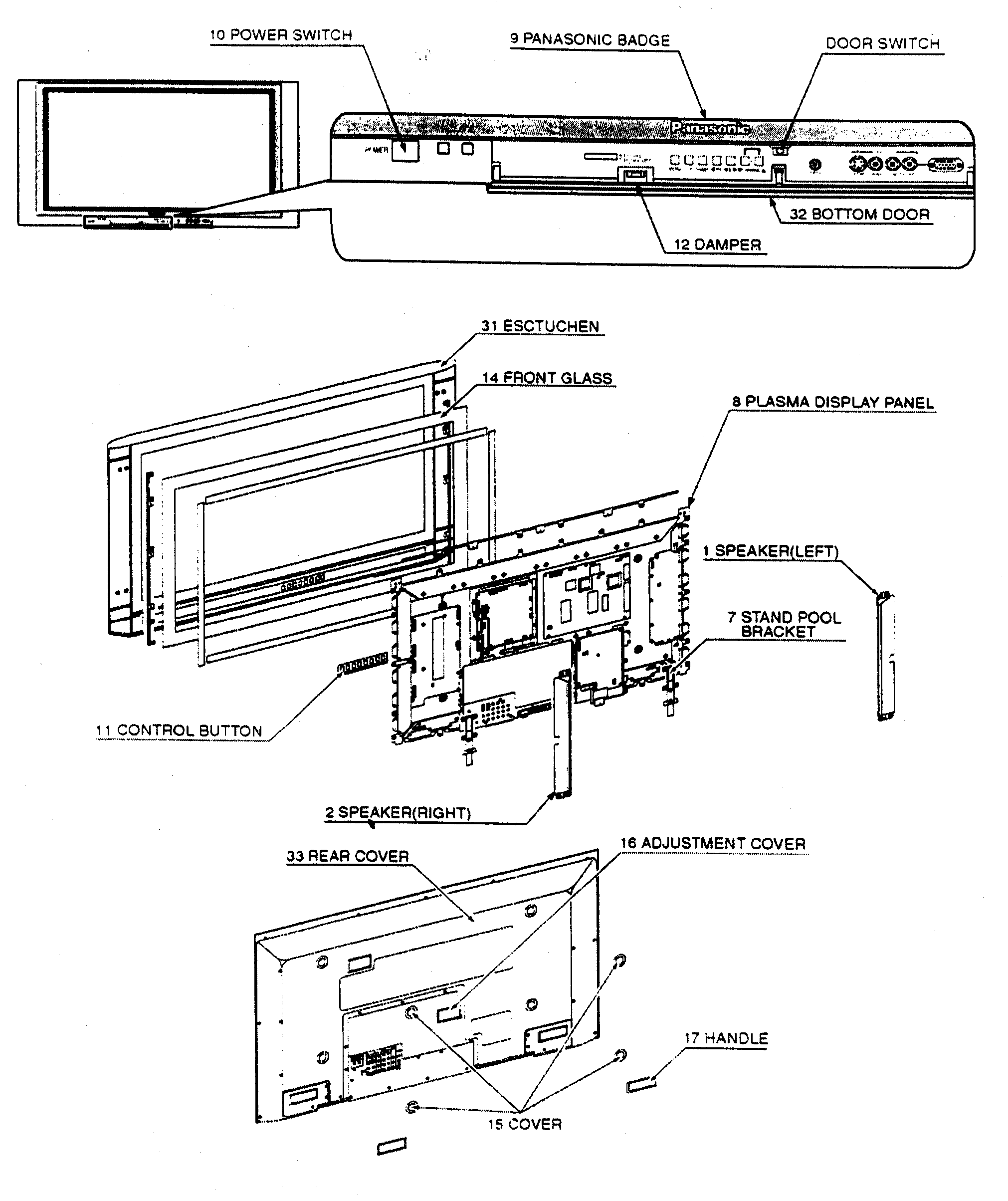 Cabinet parts