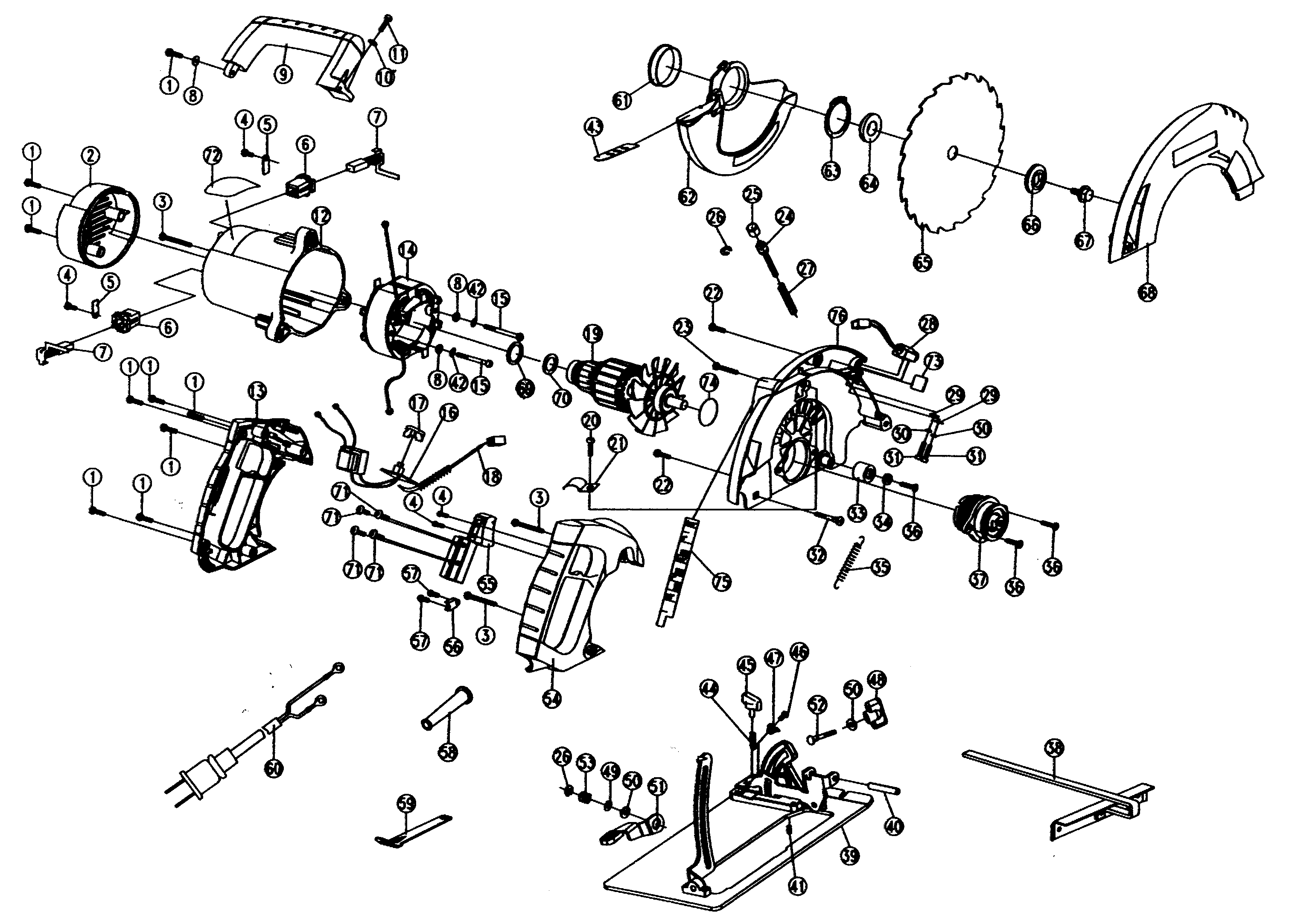 Saw assy