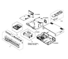 Sony SLVD350P cabinet parts diagram