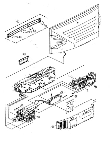 Rear cabinet