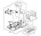 Panasonic PT-43LC14 light engine diagram