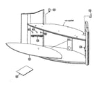 Panasonic PT-50LC14 stand assy diagram