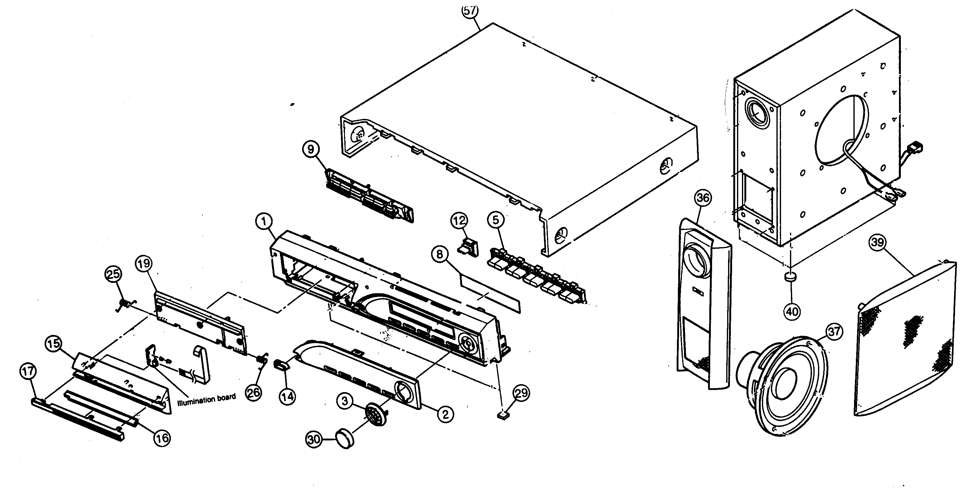 Cabinet parts