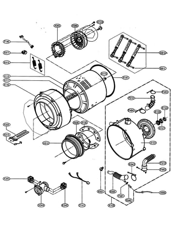 Drum/tub assy