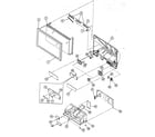 JVC HD-52Z585 cabinet parts diagram