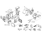 Sony DCR-TRV360 cabinet parts diagram