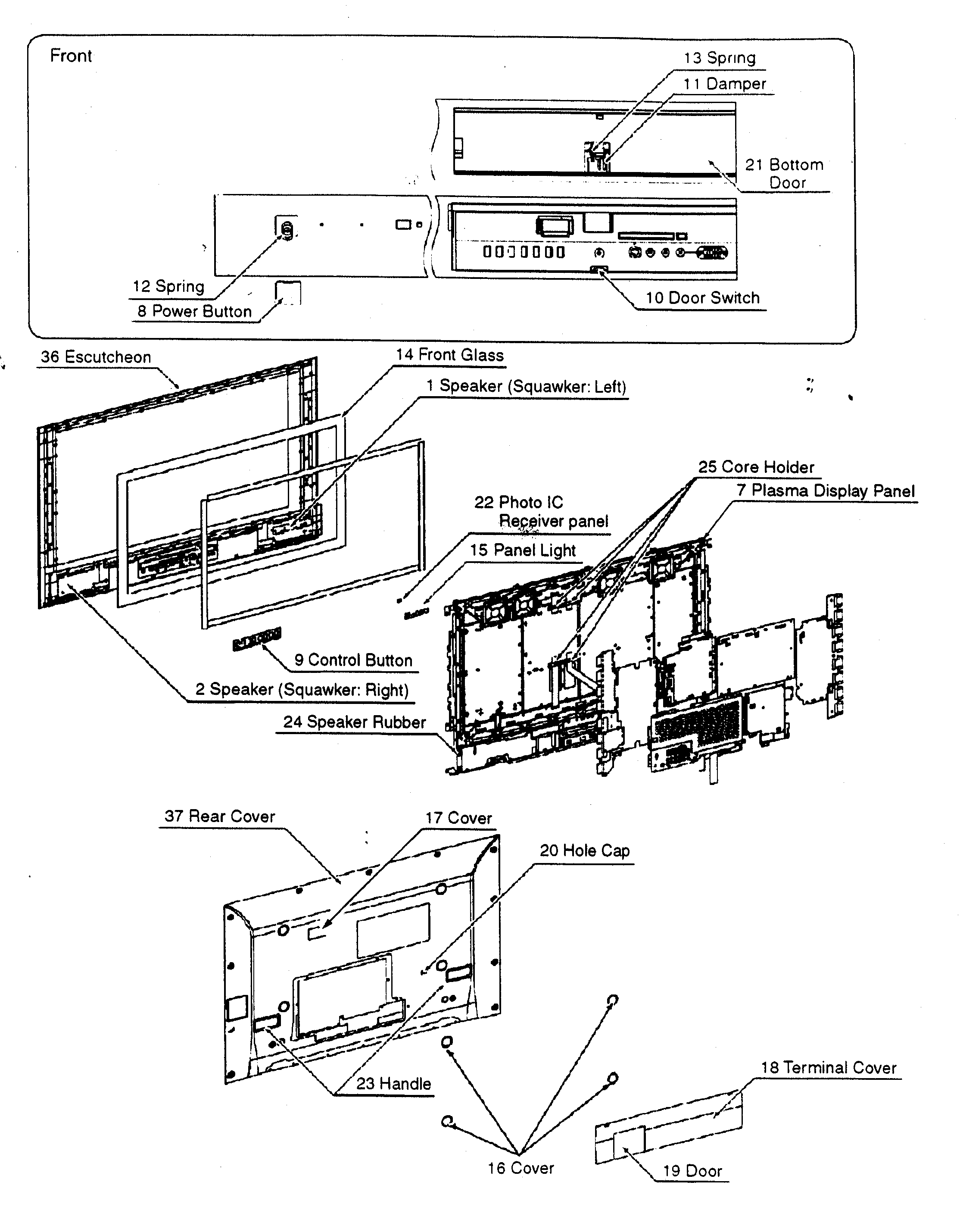 Cabinet parts
