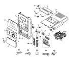 Panasonic SA-PM193P cabinet parts diagram
