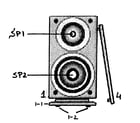 Panasonic SB-PM19P speaker diagram