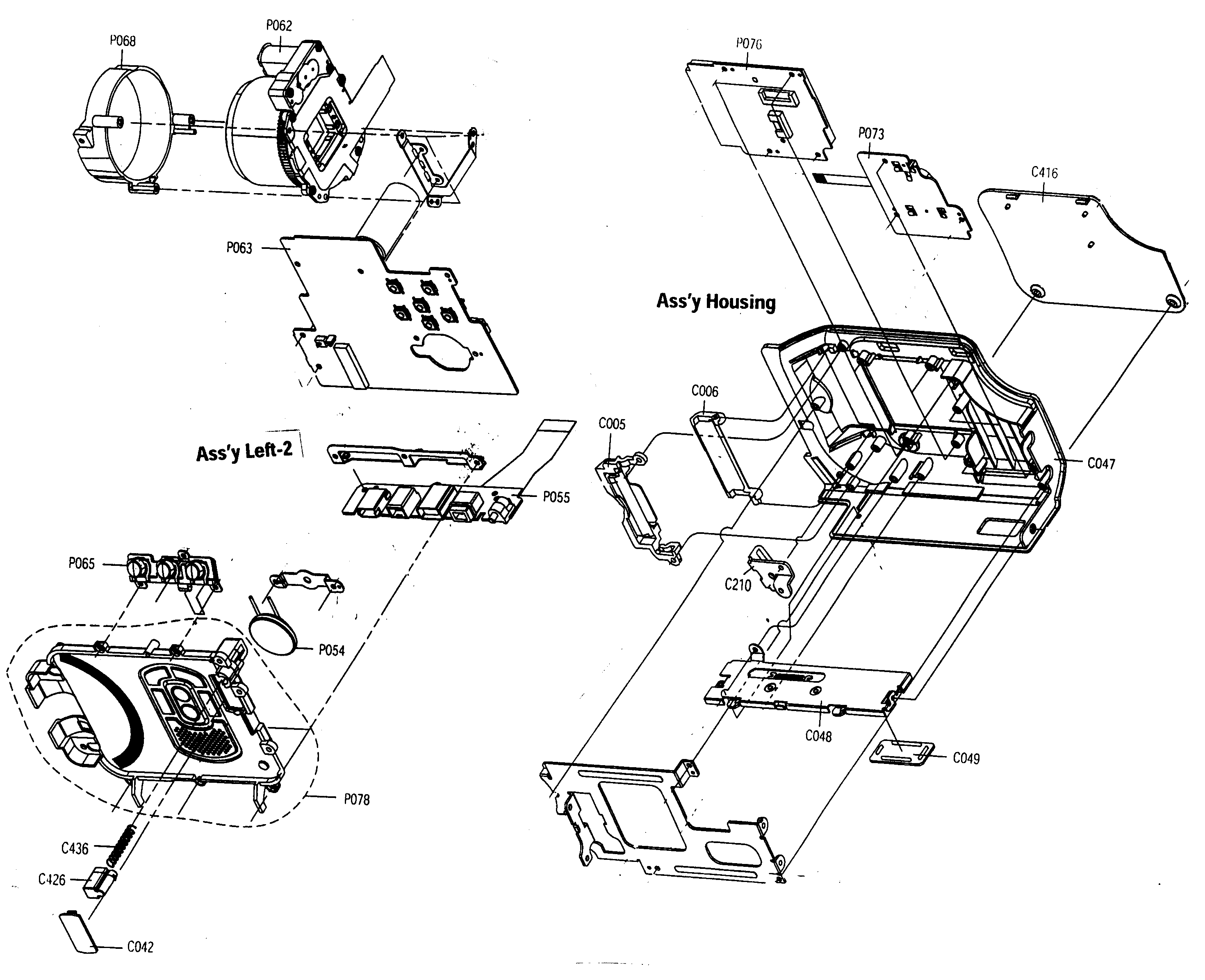 Housing assy