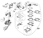 JVC GR-DX77US cabinet parts 2 diagram