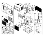 Friedrich ZQ10A10B cabinet parts diagram