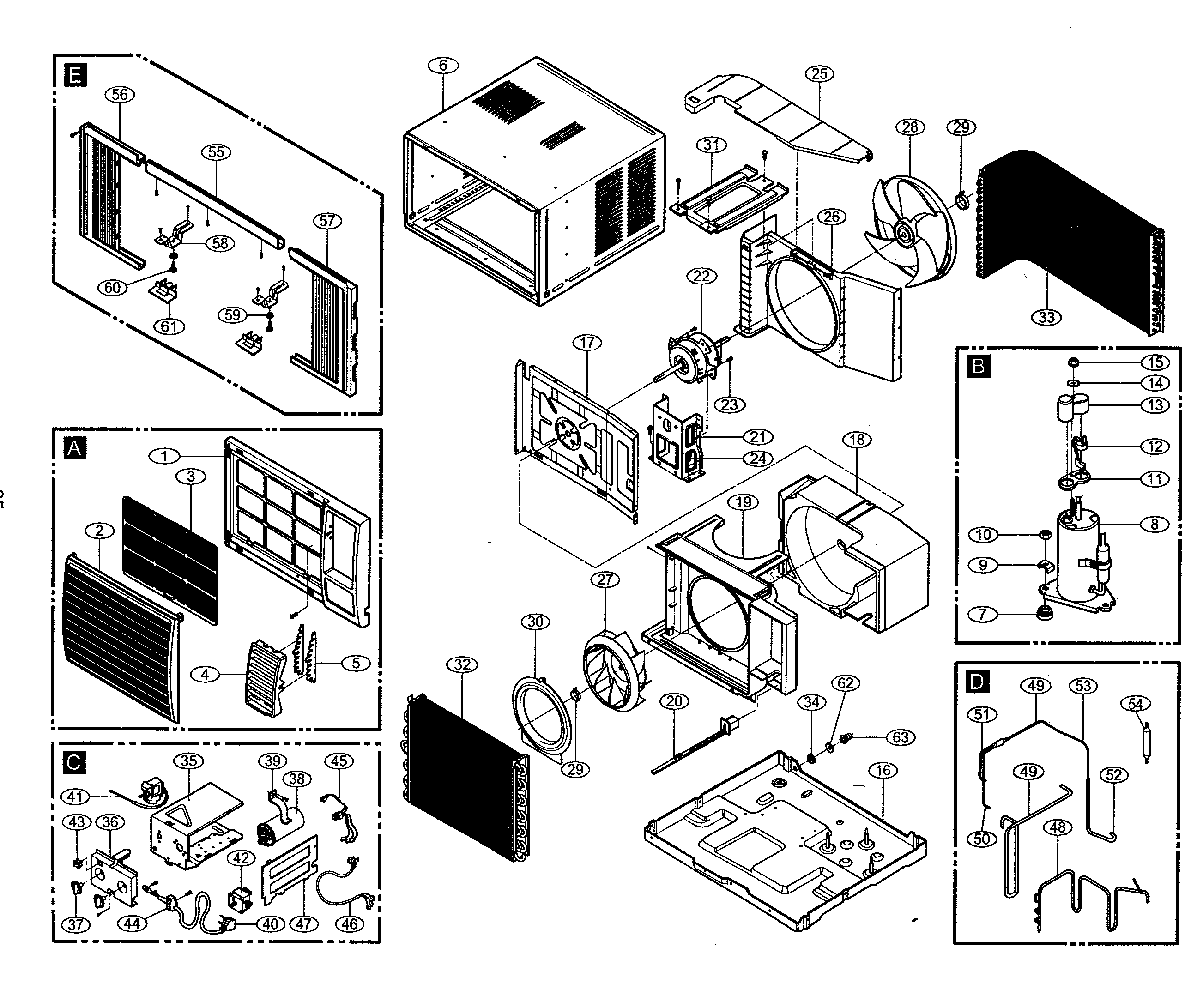 Cabinet parts