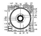 Panasonic SL-DZ1200PP cabinet parts diagram