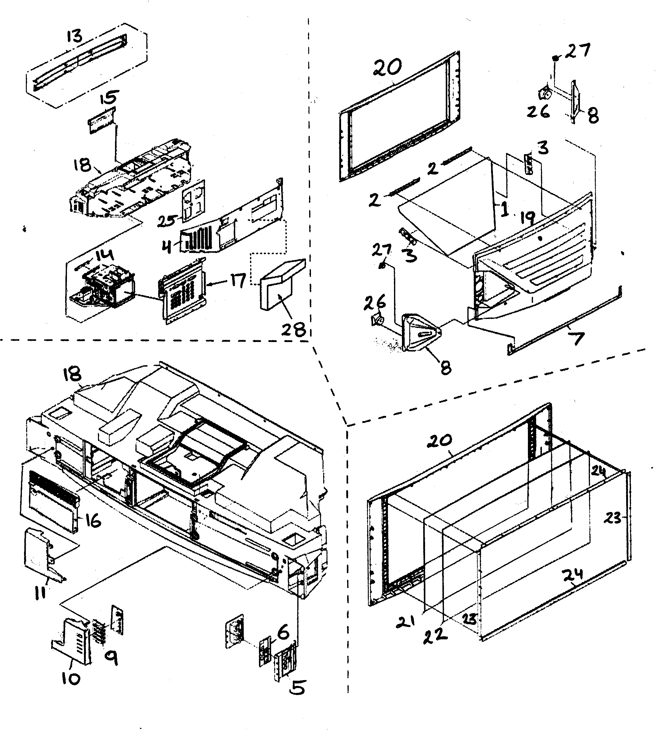 Cabinet parts