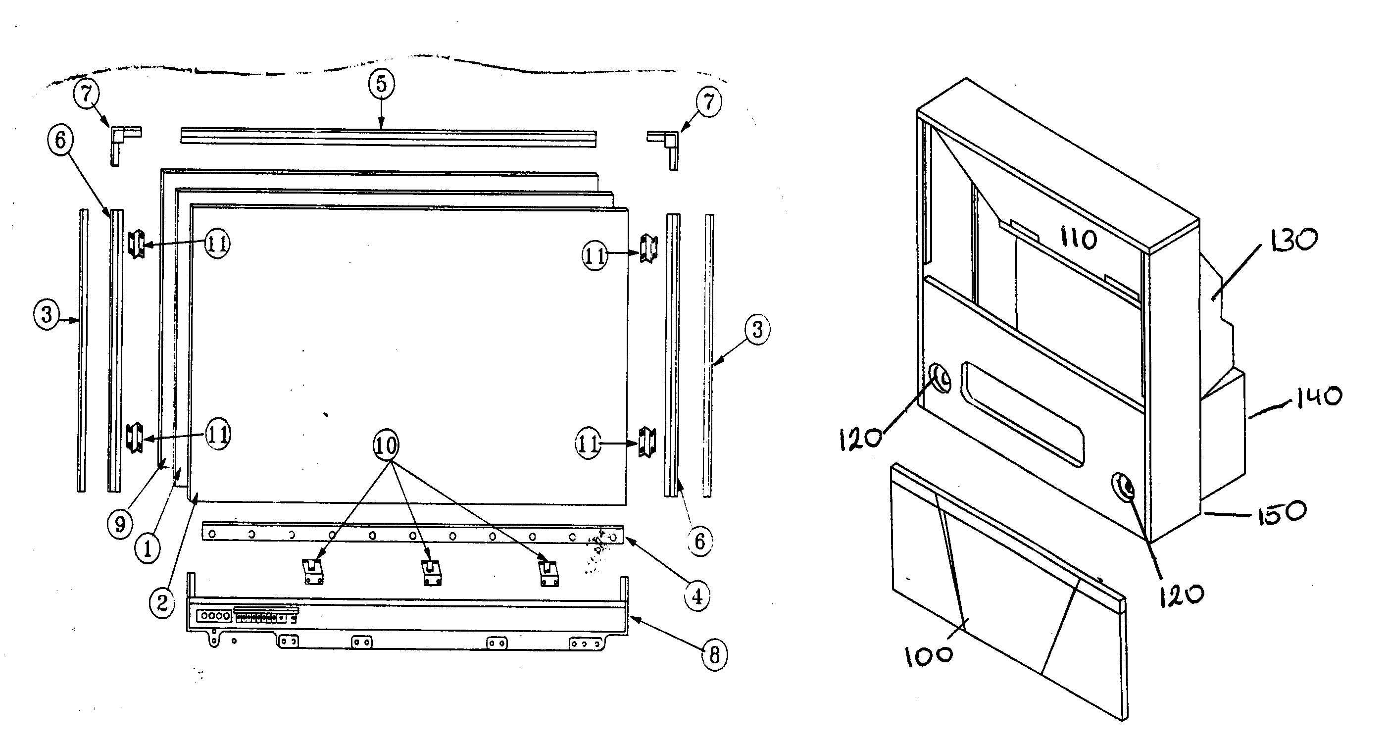 Cabinet parts