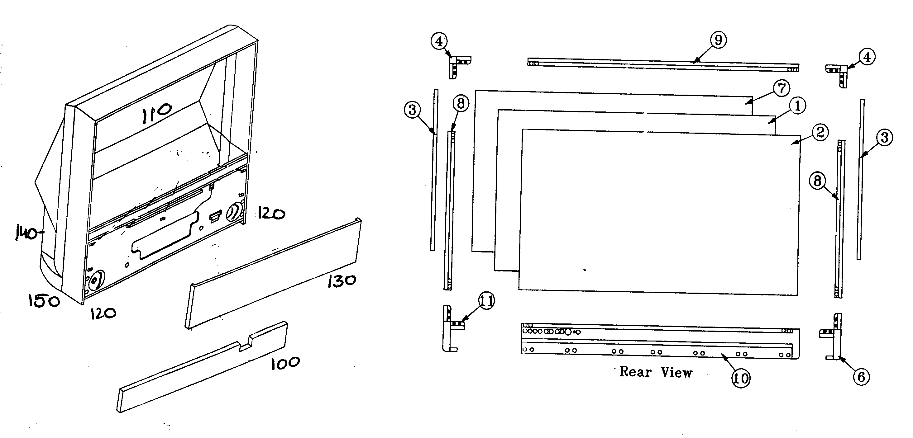 Cabinet parts