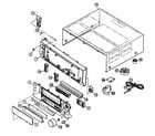 JVC RX-8040B cabinet parts diagram