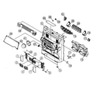 JVC MX-KB4 cabinet parts diagram