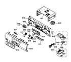 Kenwood VR-2080 cabinet parts diagram
