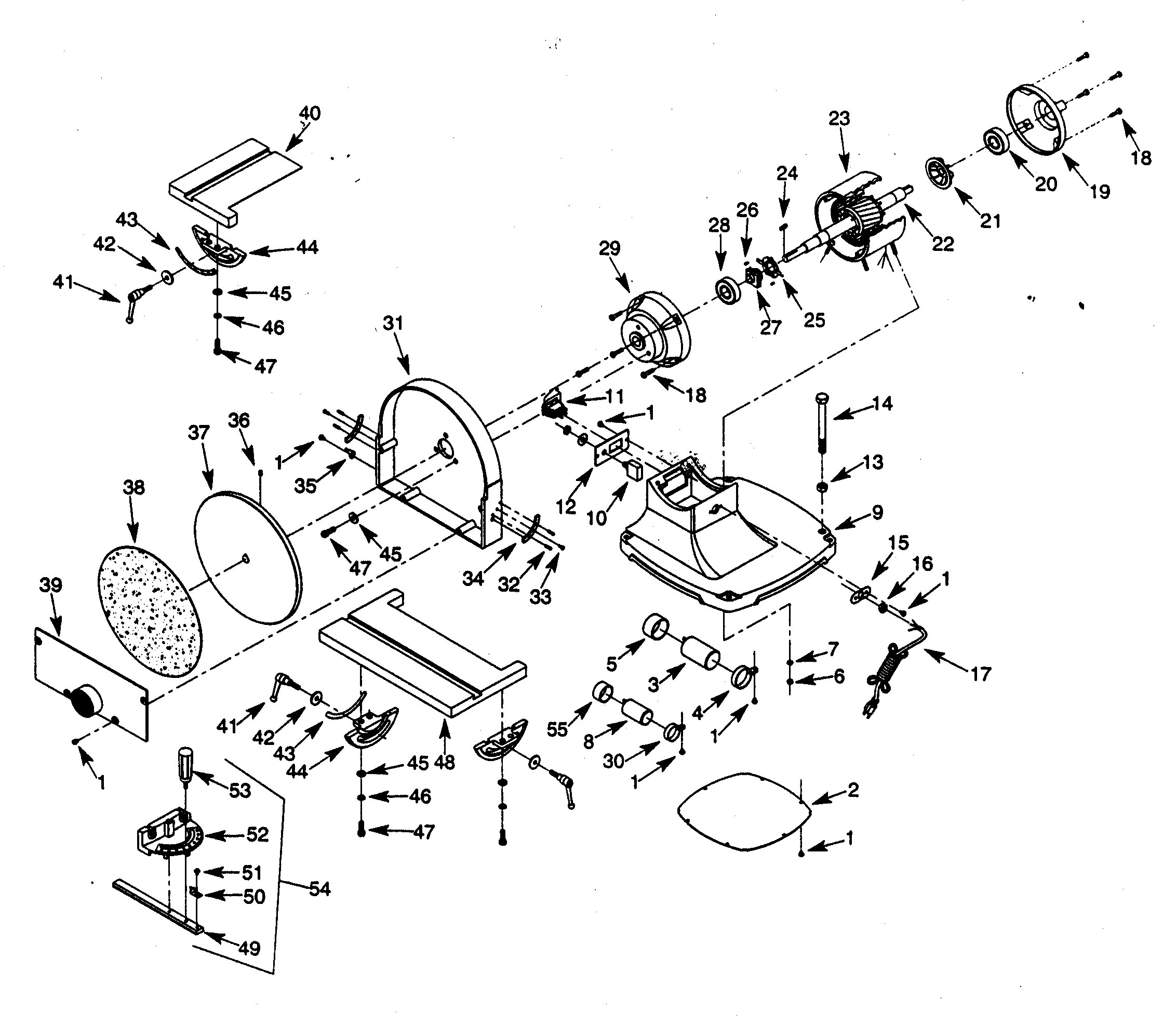 Motor/disc assy