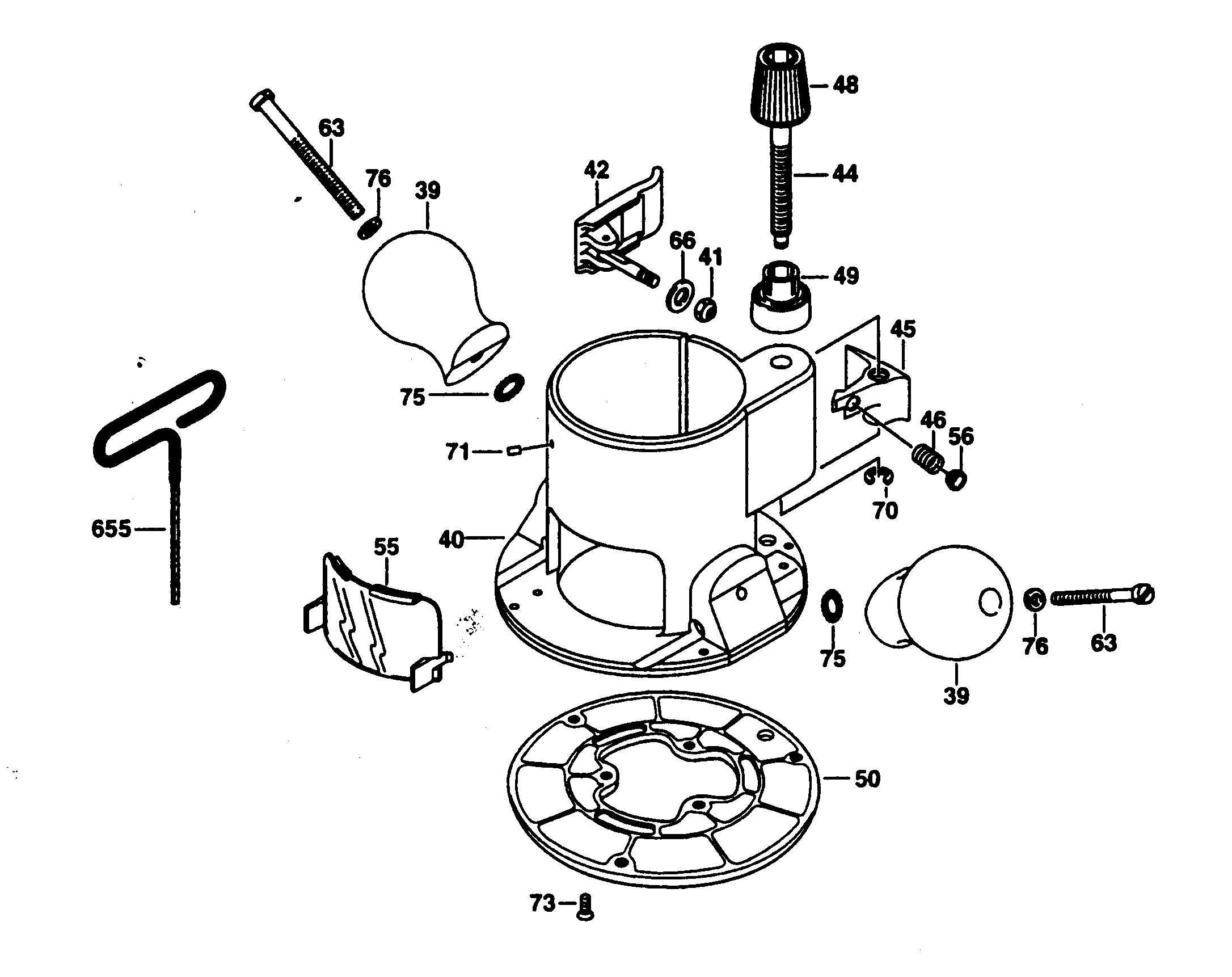 Fixed base assy