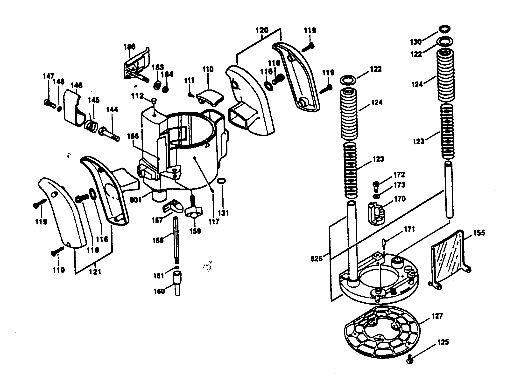 Plunge base assy
