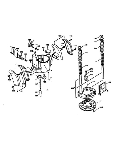 Plunge base assy