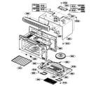 Kenmore 72164683300 oven cavity diagram