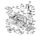 Kenmore 72164684300 interior parts 1 diagram