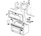 Kenmore 72164689300 installation parts diagram