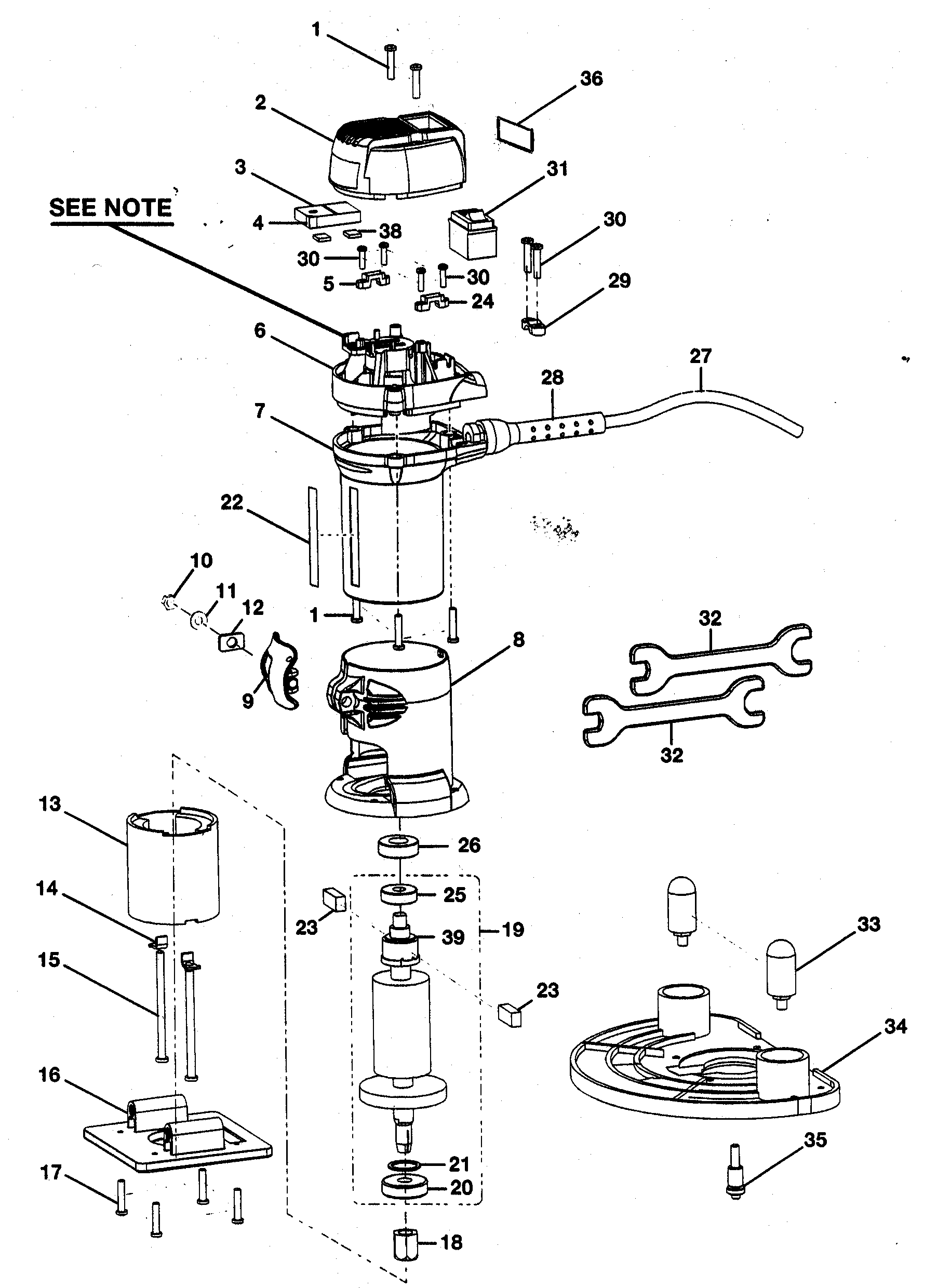 Router assy