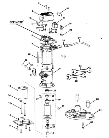 Router assy