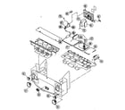 Sony KDP-57WS655 cabinet parts 2 diagram