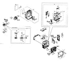 JVC GR-DX307US cabinet parts 1 diagram