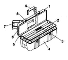 Craftsman 706593260 tool box diagram