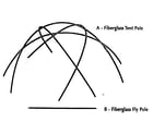 Sears 30874216 tent diagram